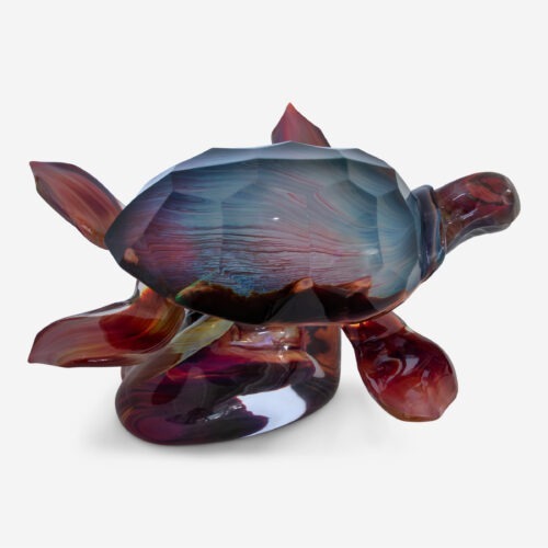 Murano Glass Sculpture of a Turtle